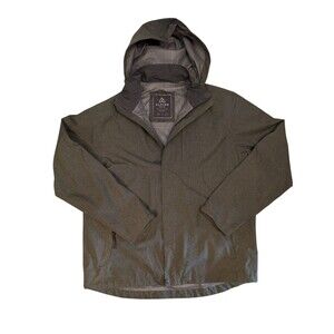 Alpine Design Men’s MED Altitude Hooded Olive Green Waterproof Jacket Shell